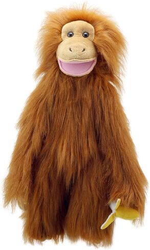 The Puppet Company - Medium Primates - Orangutan Toy, Brown in Kuwait