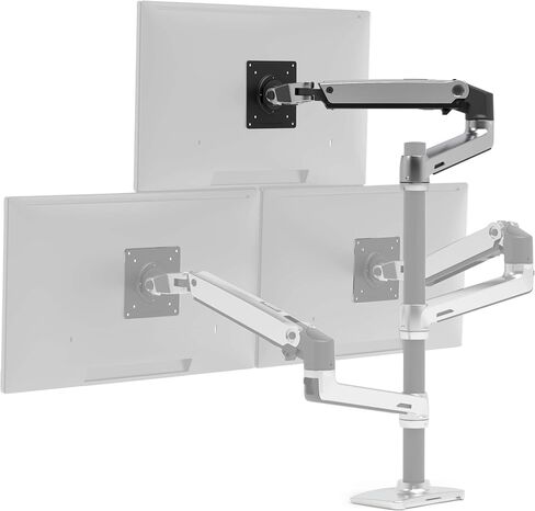 Ergotron – LX Monitor Arm, Extension, and Collar Kit – Add-on for LX Tall Pole Monitor Arms – White in Saudi Arabia