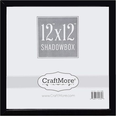 CraftMore Black Shadow Box Frame 8x8 Inch in Saudi Arabia