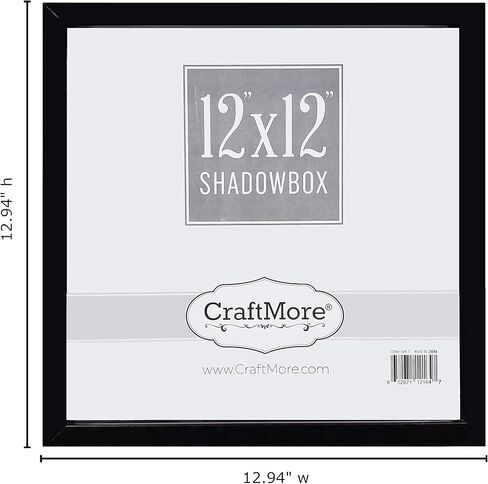 CraftMore Black Shadow Box Frame 8x8 Inch in Saudi Arabia