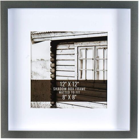 CraftMore Black Shadow Box Frame 8x8 Inch in Saudi Arabia