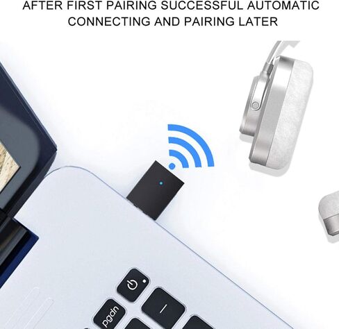 Socobeta 4 قطع USB بلوتوث 5.0 محول الكمبيوتر بلوتوث محول USB دونجل محول مع هوائي وظيفة الذاكرة التلقائية للكمبيوتر المحمول الأسود in Saudi Arabia