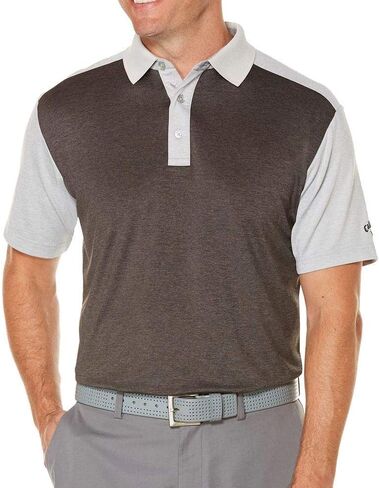 Callaway Men's Short Sleeve Opti-Stretch Blocked Polo Tee in Saudi Arabia