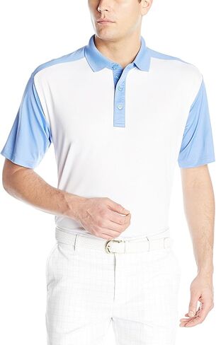 Callaway Men's Short Sleeve Opti-Stretch Blocked Polo Tee in Saudi Arabia