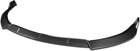 DNA MOTORING 2-PU-570-PCF 3PCS STP-Style Front Bumper Lip متوافق مع 2014-2016 Corolla LE/CE، ألياف الكربون السوداء in Kuwait