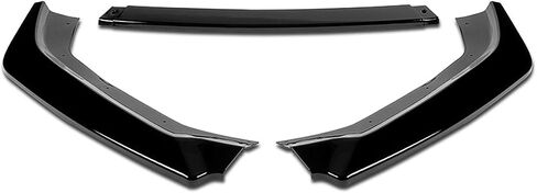 DNA MOTORING 2-PU-570-PCF 3PCS STP-Style Front Bumper Lip متوافق مع 2014-2016 Corolla LE/CE، ألياف الكربون السوداء in Kuwait