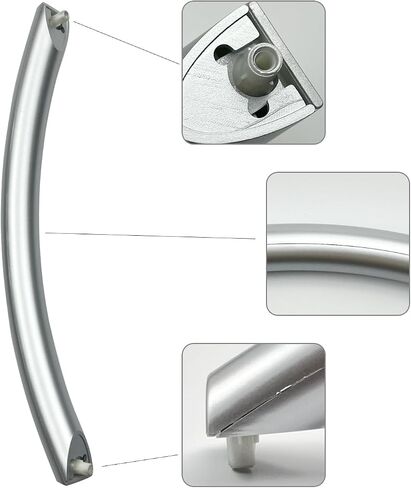 4 Pack Wholesale DE94-02933A Microwave Oven Door Handle Replacement, Replaces AP5622966 2448710 DE64-02522A PS4239327 Microwave Door Handle Kitchen Appliance Accessories Supplies in Saudi Arabia