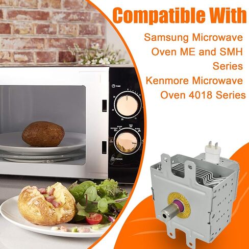 OM75P-21-ESGN Microwave Magnetron,Compatible with Samsung ME21M706BAS, ME18H704SFS and Kenmore 40185043010, 40185043210, 40185043310, 40185042010,Replaces AP4502427, PS4251316, EAP4251316, 2095592 in Kuwait