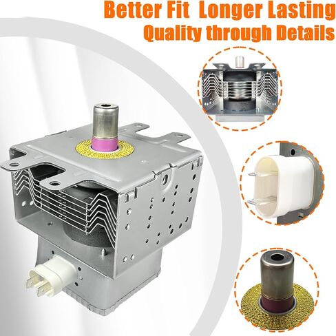 OM75P-21-ESGN Microwave Magnetron,Compatible with Samsung ME21M706BAS, ME18H704SFS and Kenmore 40185043010, 40185043210, 40185043310, 40185042010,Replaces AP4502427, PS4251316, EAP4251316, 2095592 in Kuwait