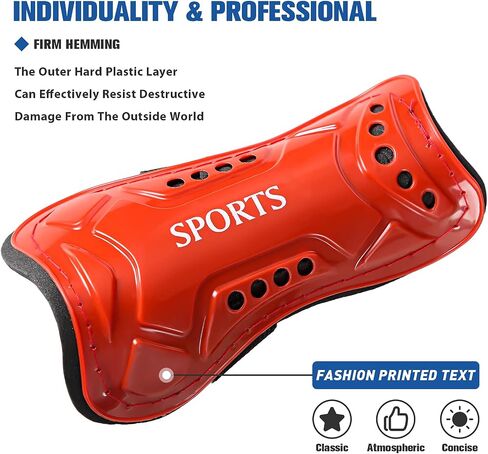 Zhanmai 8 Pairs Kids Soccer Shin Guards Youth Protective Soccer Socks Sport Shin Pads Guard Sleeves Calf Protective Soft Colorful Gear for Football Games 3-15 Years Old Girls Boys Toddler Child Teens in Saudi Arabia