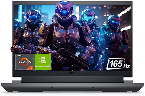 Dell G15 5535 Gaming Laptop, 15.6" FHD Display, AMD Ryzen 7 7840HS, 32 GB DDR5 RAM, 2 TB PCIe SSD, NVIDIA GeForce RTX 4060, Backlit Keyboard, Windows 11 Home, Dark Shadow Gray in Saudi Arabia