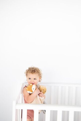 Pearhead Cloud Security Blanket, Soft Baby Lovey for Babies, Snuggle Toy Stuffed Animal, Newborn Infant and Toddler Security Toy, Baby Boy or Baby Girl Lovie, New Baby Gift, White Cloud Lovey in Saudi Arabia