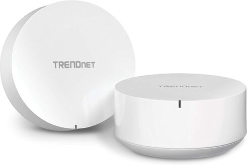 مجموعة TRENDnet AC1200 WiFi EasyMesh، تتضمن 2 × عقد شبكة WiFi AC1200، أداة إعداد قائمة على التطبيق، تجوال واي فاي سلس، تشكيل الشعاع، يدعم أجهزة 2.4 جيجا هرتز و5 جيجا هرتز، TEW-832MDR2K، أبيض in Saudi Arabia