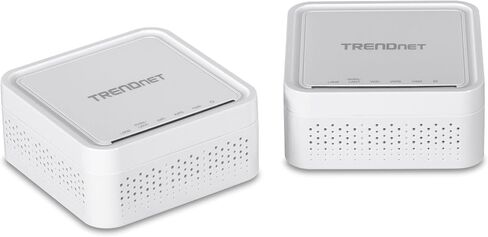 مجموعة TRENDnet AC1200 WiFi EasyMesh، تتضمن 2 × عقد شبكة WiFi AC1200، أداة إعداد قائمة على التطبيق، تجوال واي فاي سلس، تشكيل الشعاع، يدعم أجهزة 2.4 جيجا هرتز و5 جيجا هرتز، TEW-832MDR2K، أبيض in Saudi Arabia