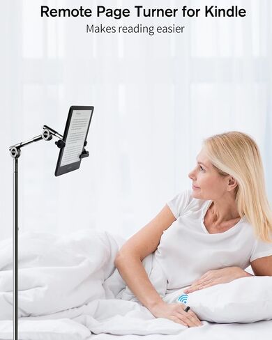 Remote Control Page Turner for Kindle Paperwhite Oasis, RF E-Reader Remote Clicker Tablets Reading Novels, Camera Video Controller for Phone iPad iOS Android -Only Page Forward in Saudi Arabia