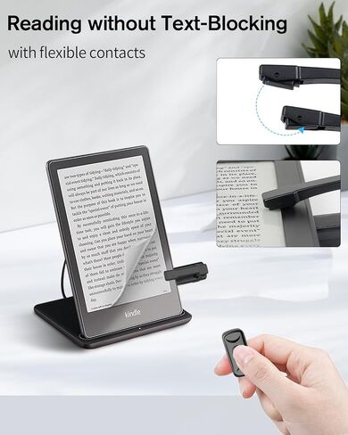 Remote Control Page Turner for Kindle Paperwhite Oasis, RF E-Reader Remote Clicker Tablets Reading Novels, Camera Video Controller for Phone iPad iOS Android -Only Page Forward in Saudi Arabia