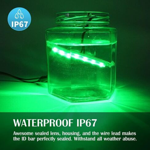 10 x 3.8 Truck Bus Boat Trailer Blue Side Marker Indicators Light Lamp 6LED Marker Light Blue, Rear Side Marker Light, Truck Cab Marker Light, RV Marker Light in Saudi Arabia