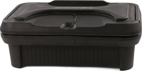 Carlisle FoodService Products Slide 'N Seal Top Loading Insulated Food Pan Carrier Food Pan Holder with Sliding Lid for Catering, Kitchen, and Restaurants, Plastic, 24 Quarts, Black in Saudi Arabia