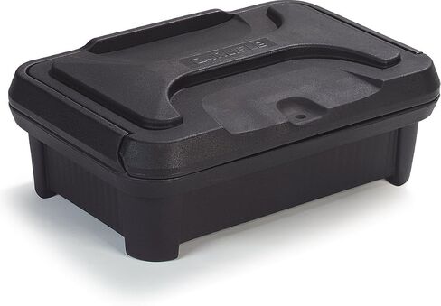 Carlisle FoodService Products Slide 'N Seal Top Loading Insulated Food Pan Carrier Food Pan Holder with Sliding Lid for Catering, Kitchen, and Restaurants, Plastic, 24 Quarts, Black in Saudi Arabia
