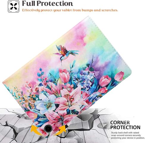 MonsDirect Case for Samsung Galaxy Tab A9+ 11 Inch 2023 (SM-X210/X216/X218), Anti-Scratch Suede Leather Multi-Angle Stand Cover, Auto Wake/Sleep & Pen Holder Case for Galaxy Tab A9 Plus Tablet, Black in Saudi Arabia