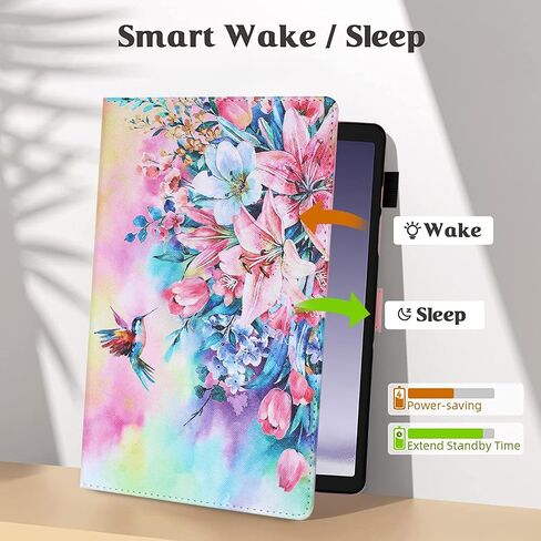 MonsDirect Case for Samsung Galaxy Tab A9+ 11 Inch 2023 (SM-X210/X216/X218), Anti-Scratch Suede Leather Multi-Angle Stand Cover, Auto Wake/Sleep & Pen Holder Case for Galaxy Tab A9 Plus Tablet, Black in Saudi Arabia