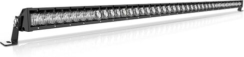 Autofeel 12 inch 80W LED Lens Spot Flood Combo Lights, Off Road Led Light Bar, Single Row LED Light for Trucks Pickup SUV ATV UTV Roof Bumper Boat, 2 Years Warranty in Saudi Arabia