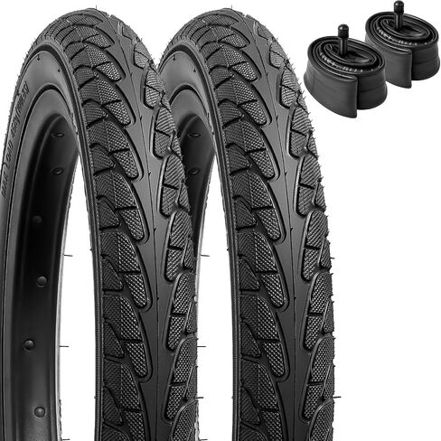 إطارات دراجة YUNSCM مقاس 14 بوصة مقاس 14 × 1.75/47-254 وأنابيب دراجة مقاس 14 بوصة صمام شريدر مع شريطين حافة متوافق مع إطارات وأنابيب دراجة مقاس 14 × 1.5 14 × 1.75 14 × 1.90 14 × 1.95 (A-1056) in Saudi Arabia