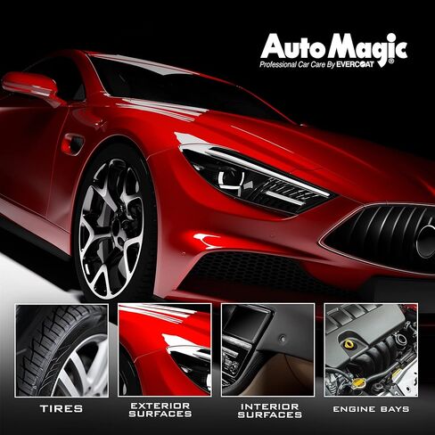 Auto Magic Poly Magic High-Gloss Polymer for Exterior Paint, Plastic & Chrome - 32 Fl Oz in Kuwait