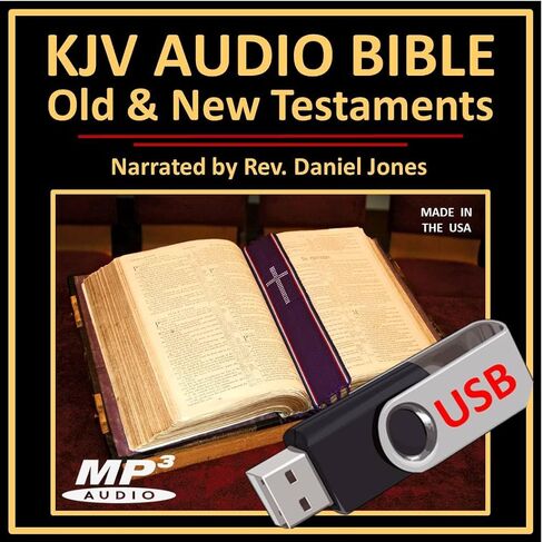 الكتاب المقدس نسخة الملك جيمس (KJV) الصوت (العهد القديم والجديد) في MP3 [محرك أقراص فلاش USB] in Kuwait