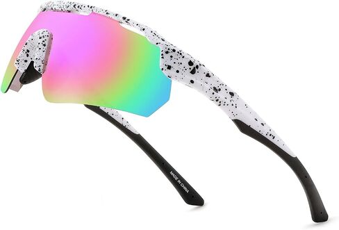 WANWAN Youth Sunglasses, Polarized Baseball Sports Cycling Glasses, Running Biking Softball Shades for Boys Girls Age 8-16 in Saudi Arabia