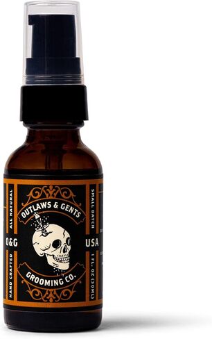 Outlaws & Gents Grooming Co Grooming Oil - All-Natural Beard and Hair Oil for Men - Moisturizes and Softens Hair, Reduces Itchiness and Flakiness (Pine & Cedar) in Saudi Arabia