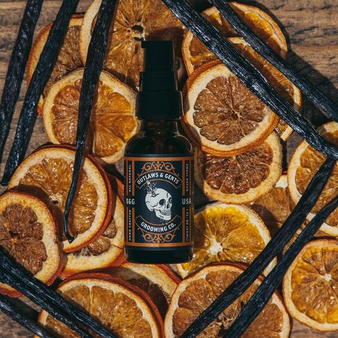 Outlaws & Gents Grooming Co Grooming Oil - All-Natural Beard and Hair Oil for Men - Moisturizes and Softens Hair, Reduces Itchiness and Flakiness (Pine & Cedar) in Saudi Arabia