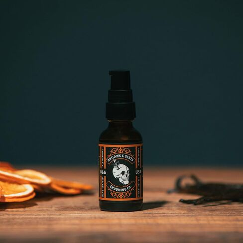 Outlaws & Gents Grooming Co Grooming Oil - All-Natural Beard and Hair Oil for Men - Moisturizes and Softens Hair, Reduces Itchiness and Flakiness (Pine & Cedar) in Saudi Arabia