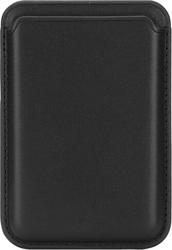 ASHATA Magnetic Wallet,PU Leather,Magnetic Card Holder Phone Magnetic Wallet Holds Up to 2 Cards Cell Phone Card Holder for Most of Smart Phones(Black) in Saudi Arabia