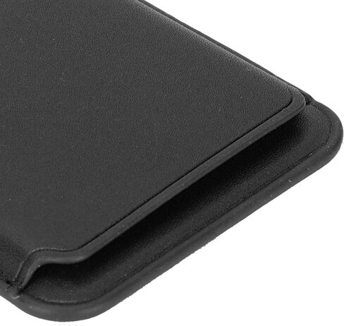ASHATA Magnetic Wallet,PU Leather,Magnetic Card Holder Phone Magnetic Wallet Holds Up to 2 Cards Cell Phone Card Holder for Most of Smart Phones(Black) in Saudi Arabia