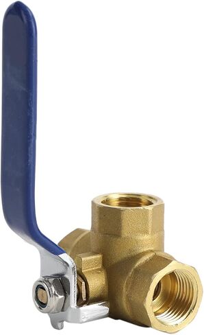 Areyourshop 1" DN25 3 Way Ball Valve Three T Port NPT Brass Female Type For Water Oil, 1 Inch Brass Ball Valve in Saudi Arabia