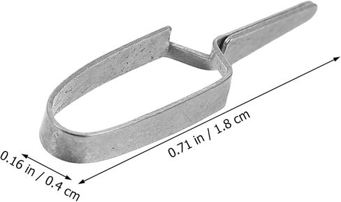 iplusmile Vein Clip Hemostatic Clamp Arterial Clip Silver Stainless Steel Vein Clamp Laboratory Tool Accessories 18mm in Saudi Arabia