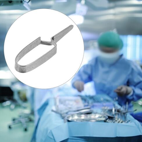iplusmile Vein Clip Hemostatic Clamp Arterial Clip Silver Stainless Steel Vein Clamp Laboratory Tool Accessories 18mm in Saudi Arabia