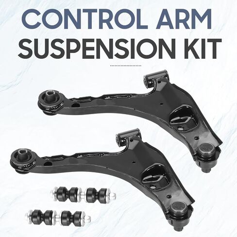 4pc Front Lower Control Arms Suspension Kit Fit for Chrysler PT Cruiser 2001-2010, 2000-2005 Dodge Neon 2000-2001 Plymouth Neon w/Ball Joints Sway Bar Links in Saudi Arabia