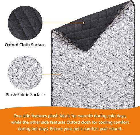 LOOBANI Car Back Seat for Dogs, Booster Seat for Medium to Large Dogs, Washable Pet Seat for Car with Dual-Sided Cushion Pad, Non-Slip Rear Seat Bed for Pets, Universal Size, Black & Grey in Saudi Arabia