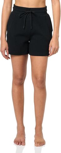 Danskin womens 2 Piece Wave Jacquard Long Sleeve Crew and Short Set in Saudi Arabia