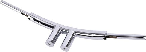 مقود دراجة نارية مقاس 6 بوصات ارتفاع 2 بوصة T مقود مخصص مناسب لدراجات Harley Softail Dyna Breakout FXSB FLSTC FLSTN FLSTFB FLS كروم in Kuwait