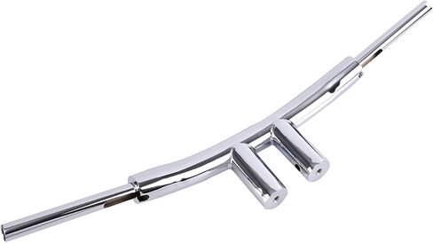 مقود دراجة نارية مقاس 6 بوصات ارتفاع 2 بوصة T مقود مخصص مناسب لدراجات Harley Softail Dyna Breakout FXSB FLSTC FLSTN FLSTFB FLS كروم in Kuwait