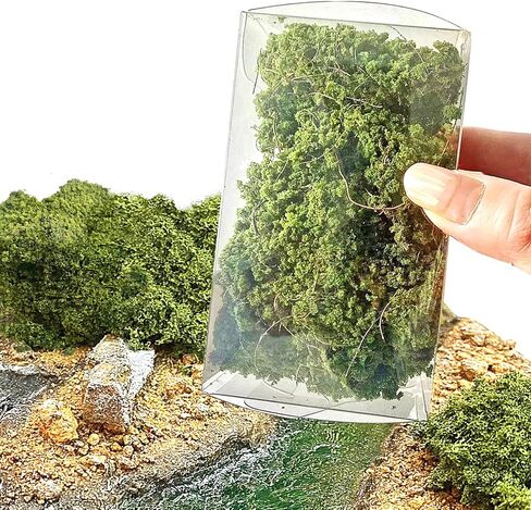 المناظر الطبيعية المصغرة DIY الشجيرات الشجيرات أوراق الشجر التضاريس نموذج عدة مثالية لألعاب الحرب السكك الحديدية مشهد محاكاة الديكور in Kuwait