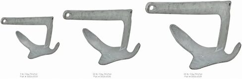 Extreme Max 3006.6536 BoatTector Galvanized Claw Anchor - 22 lbs. in Saudi Arabia