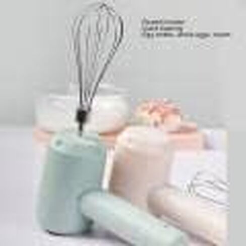 USB Rechargeable Kitchen Mixers Portable Electric Cordless Handheld Mixer Electric Hand Mixer Handheld Mixer Hand Mixer (Light Cyan) in Saudi Arabia