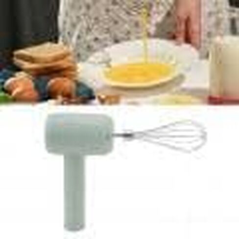 USB Rechargeable Kitchen Mixers Portable Electric Cordless Handheld Mixer Electric Hand Mixer Handheld Mixer Hand Mixer (Light Cyan) in Saudi Arabia