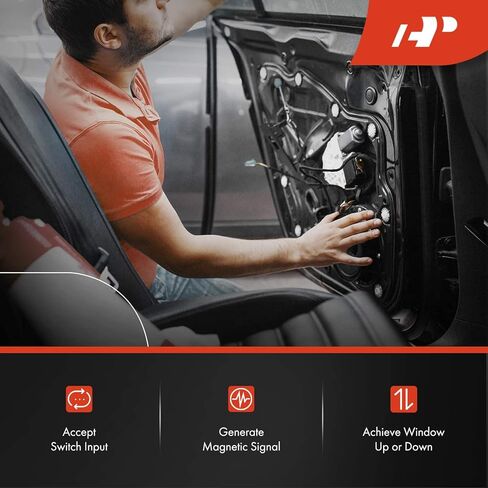 محرك رفع نافذة الطاقة A-Premium متوافق مع Ford Fusion 2006-2009 وMercury Milan 2006-2009، جانب السائق الأيسر الأمامي، استبدال # 6E5Z5423395AA in Saudi Arabia