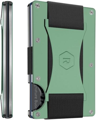 حزمة The Ridge Wallet Power Couple: محفظة بحزام للنقود بلون الغابة الخضراء للرجال + محفظة بحزام للنقود من الأوكالبتوس للنساء in Kuwait