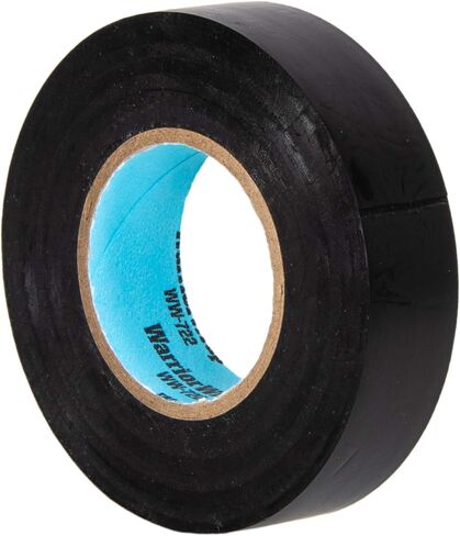 NSi Industries WarriorWrap Select 3/4 in. x 60 ft. 7 mil Vinyl Electrical Tape, Black in Saudi Arabia